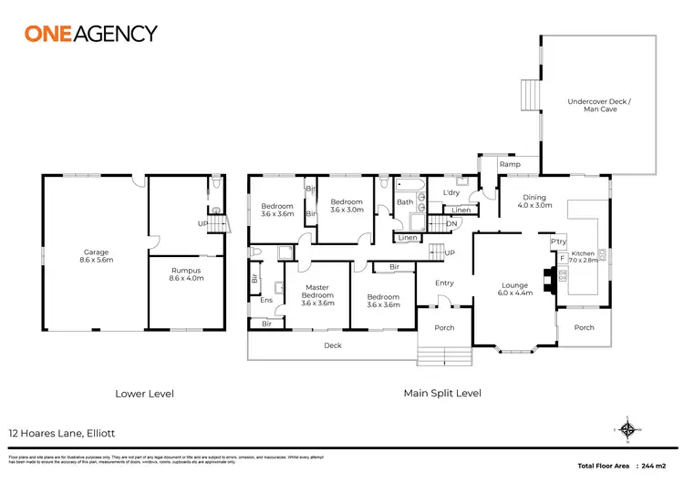 Floorplan of Homely house listing, 12 Hoares Lane, Elliott TAS 7325