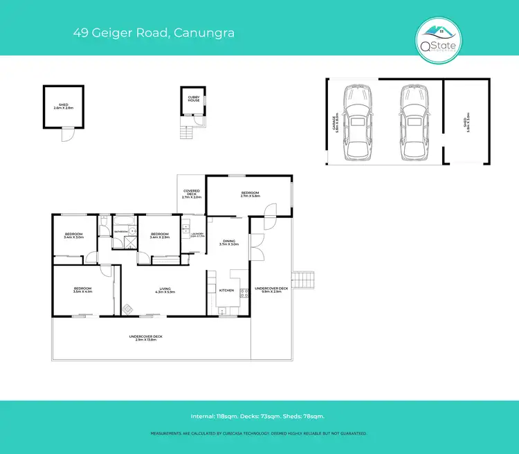 Floorplan of Homely rural property listing, 49 Geiger Road, Canungra QLD 4275
