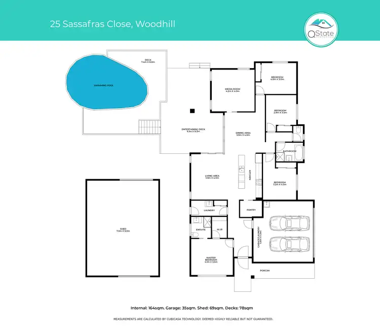 Floorplan of Homely house listing, 25 Sassafras Close, Woodhill QLD 4285