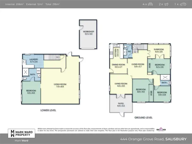 Floorplan of Homely house listing, 444 Orange Grove Road, Salisbury QLD 4107