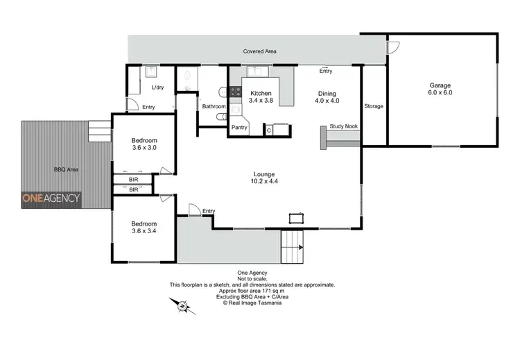 Floorplan of Homely house listing, 1 Upper Havelock Street, Smithton TAS 7330