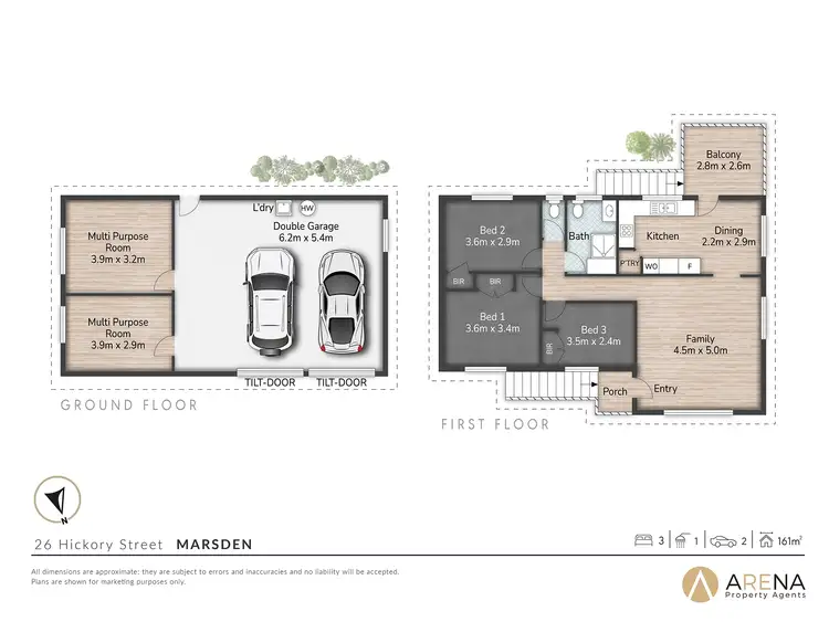 Floorplan of Homely house listing, 26 Hickory Street, Marsden QLD 4132