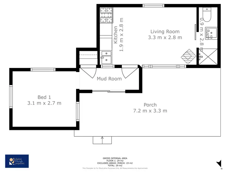 Floorplan of Homely rural property listing, 353 Meadows Road, The Meadows, Oberon NSW 2787