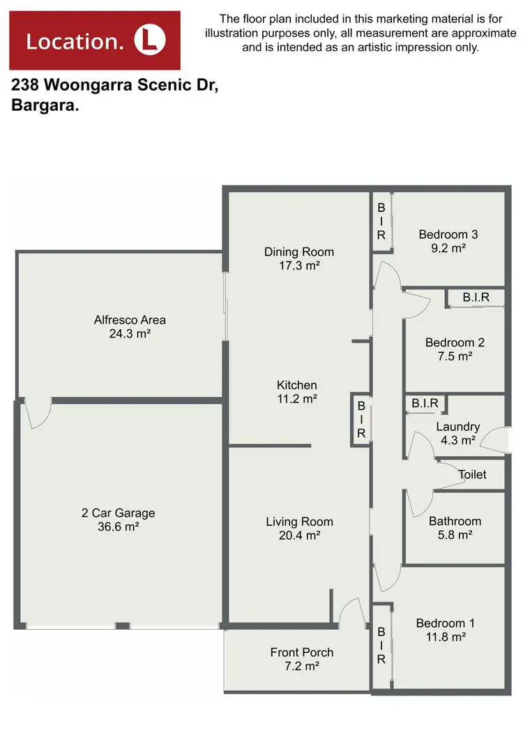 Floorplan of Homely house listing, 238 Woongarra Scenic Drive, Bargara QLD 4670