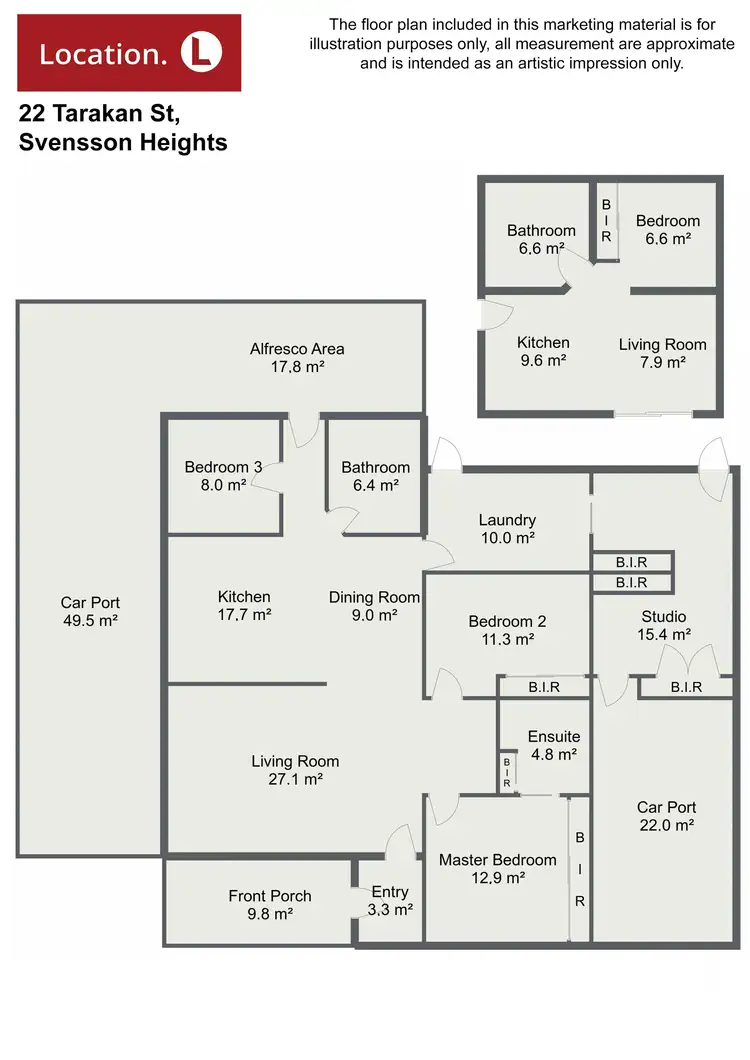 Floorplan of Homely house listing, 22 Tarakan Street, Svensson Heights QLD 4670
