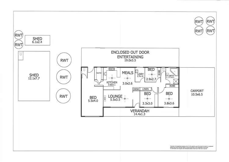 Floorplan of Homely house listing, 67 Prosperity Grove, Murray Bridge SA 5253