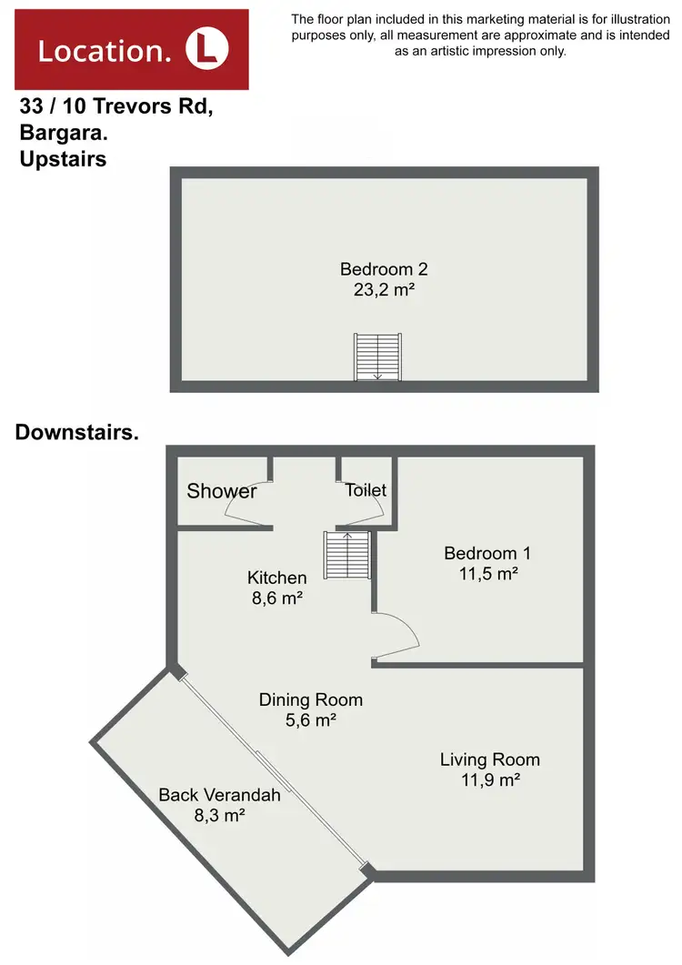 Floorplan of Homely rural property listing, 33/10 Trevors Road, Bargara QLD 4670