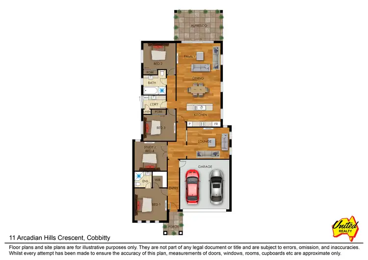 Floorplan of Homely house listing, 11 Arcadian Hills Crescent, Cobbitty NSW 2570