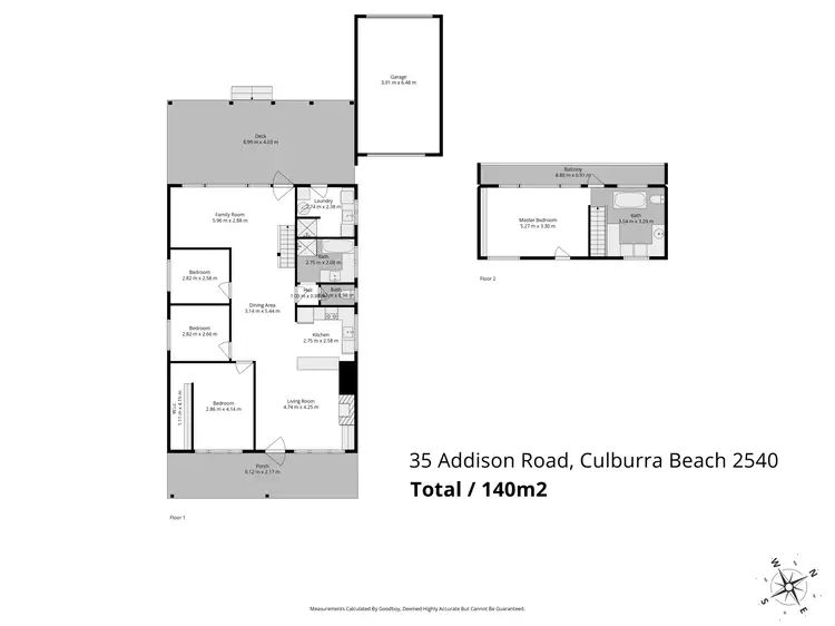 Floorplan of Homely house listing, 35 Addison Road, Culburra Beach NSW 2540