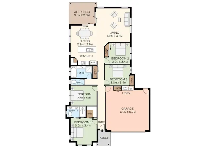 Floorplan of Homely house listing, Address available on request