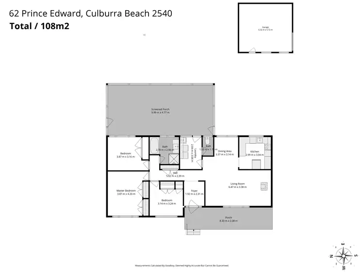 Floorplan of Homely house listing, 60 & 62 Prince Edward Avenue, Culburra Beach NSW 2540