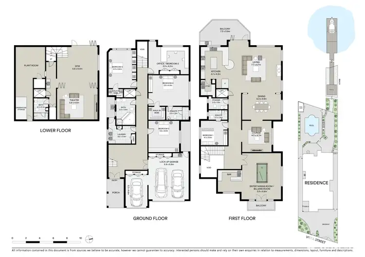 Floorplan of Homely house listing, 39 Vista, Sans Souci NSW 2219