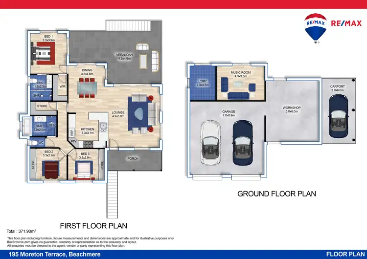 Floorplan of Homely house listing, 195 Moreton Terrace, Beachmere QLD 4510