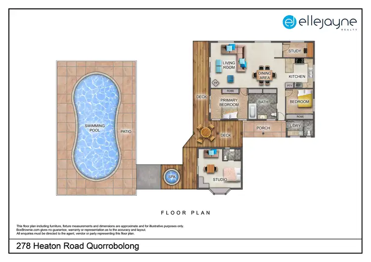 Floorplan of Homely rural property listing, 278 Heaton Road, Quorrobolong NSW 2325