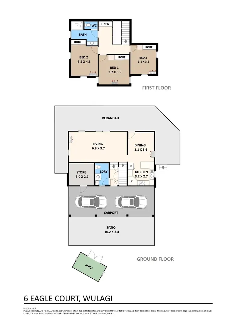 Floorplan of Homely house listing, 6 Eagle Court, Wulagi NT 812