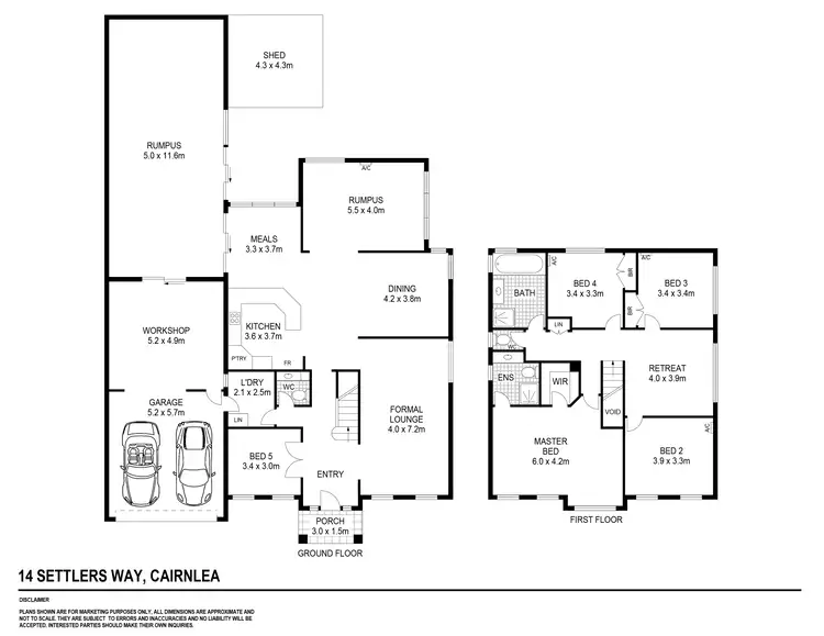 Floorplan of Homely house listing, 14 Settlers Way, Cairnlea VIC 3023