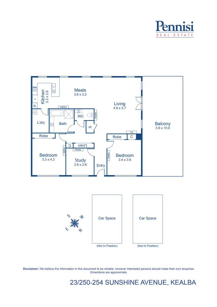 Floorplan of Homely unit listing, 23/250 Sunshine Avenue, Kealba VIC 3021