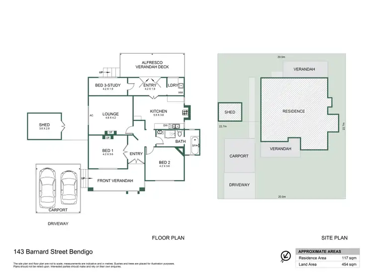 Floorplan of Homely house listing, 143 Barnard Street, Bendigo VIC 3550