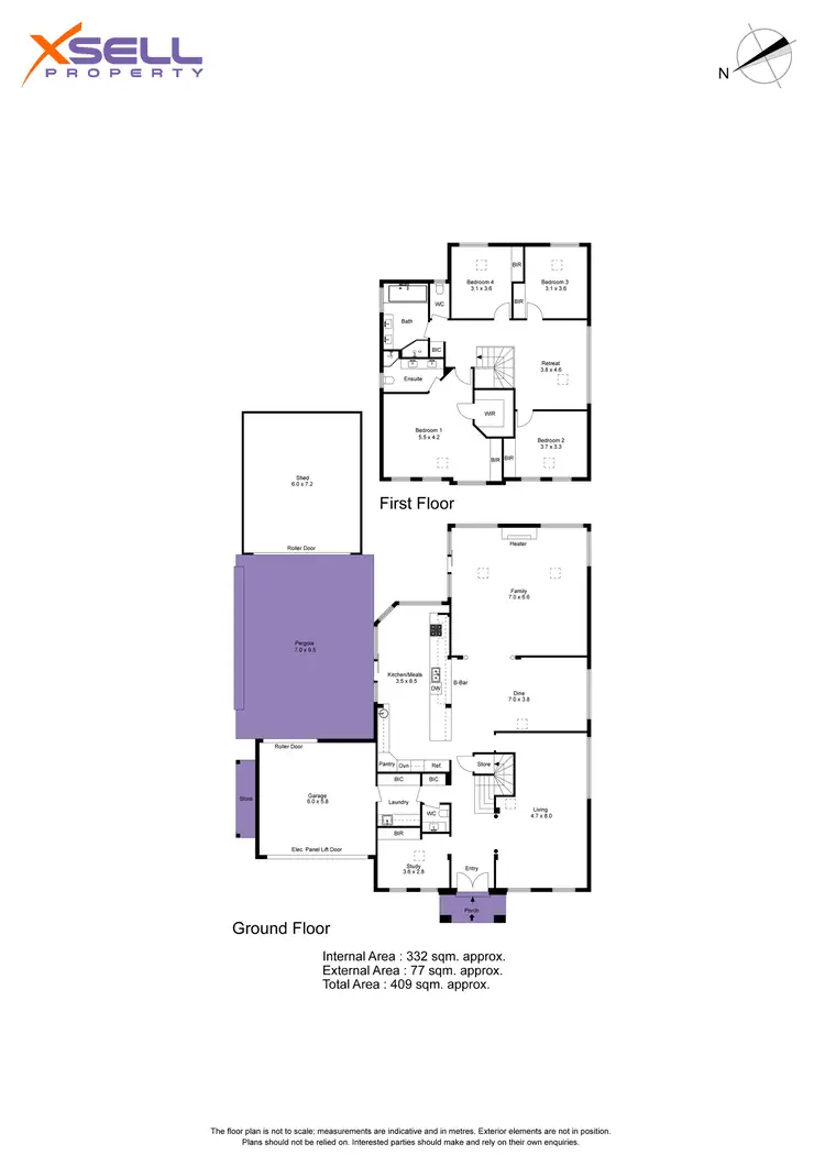 Floorplan of Homely house listing, 10 Lomond Circuit, Mawson Lakes SA 5095