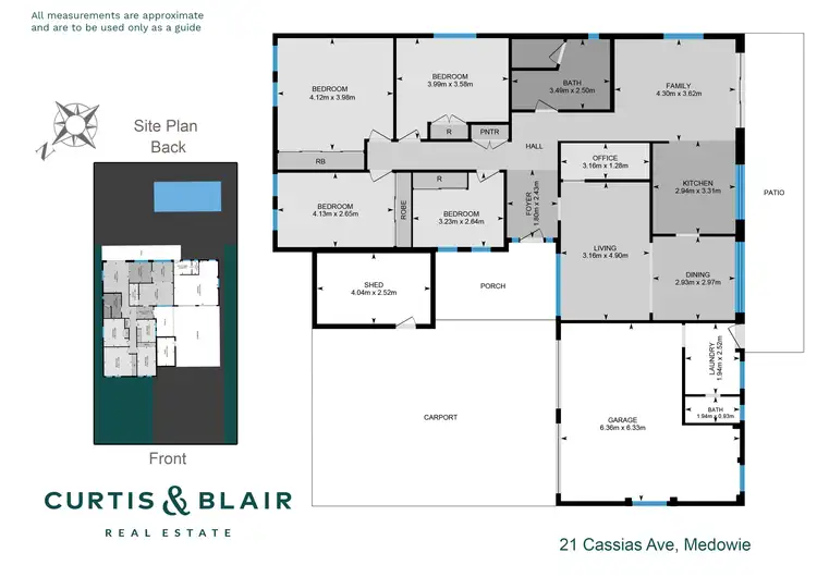 Floorplan of Homely house listing, 21 Cassias Avenue, Medowie NSW 2318