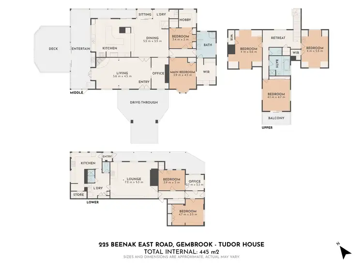 Floorplan of Homely rural property listing, 225 Beenak East Road, Gembrook VIC 3783