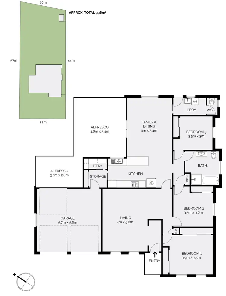 Floorplan of Homely house listing, 4 Tobin Court, Kelso NSW 2795
