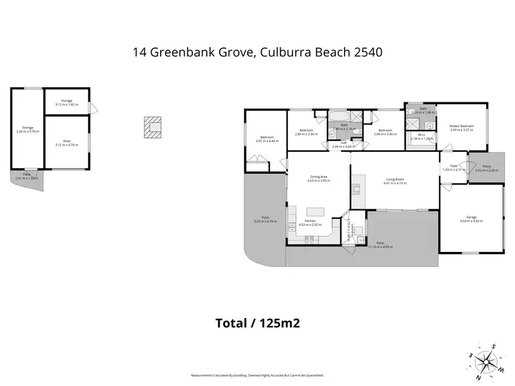 Floorplan of Homely house listing, 14 Greenbank Grove, Culburra Beach NSW 2540