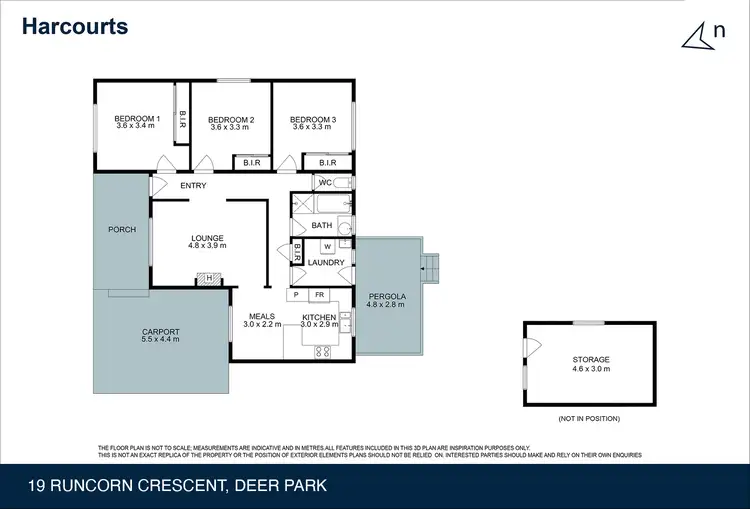 Floorplan of Homely house listing, 19 Runcorn Crescent, Deer Park VIC 3023