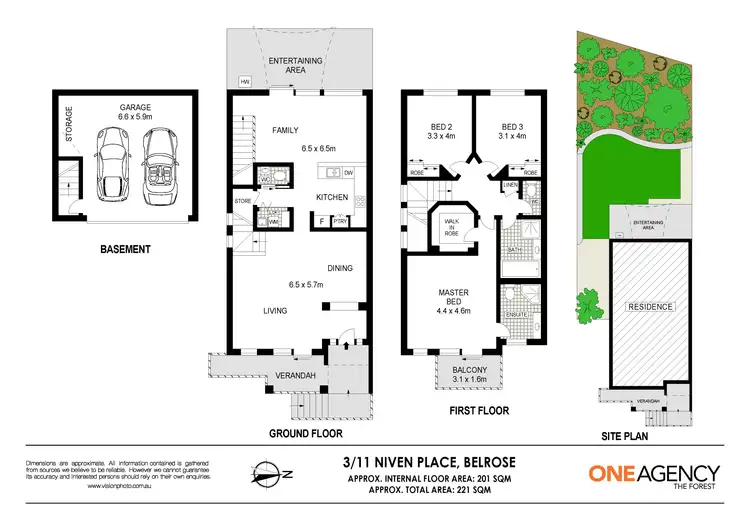 Floorplan of Homely townhouse listing, 3/11 Niven Place, Belrose NSW 2085