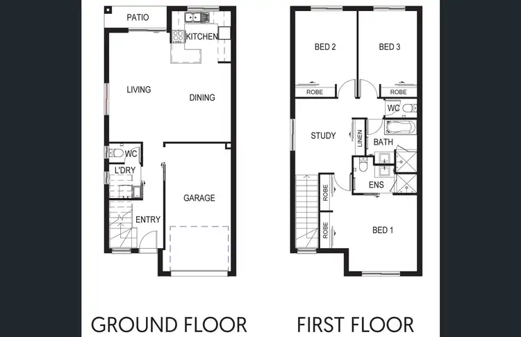 Floorplan of Homely townhouse listing, 26/31 James Edward Street, Richlands QLD 4077