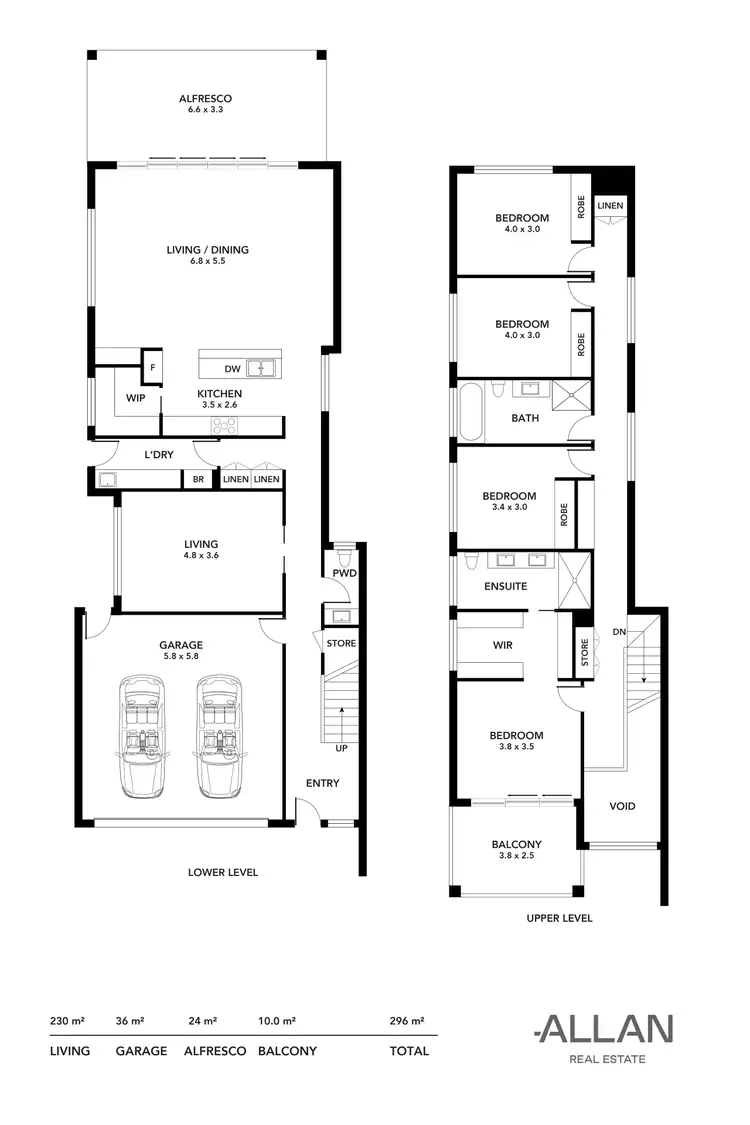 Floorplan of Homely house listing, 18A Darwin Street, Glenelg North SA 5045