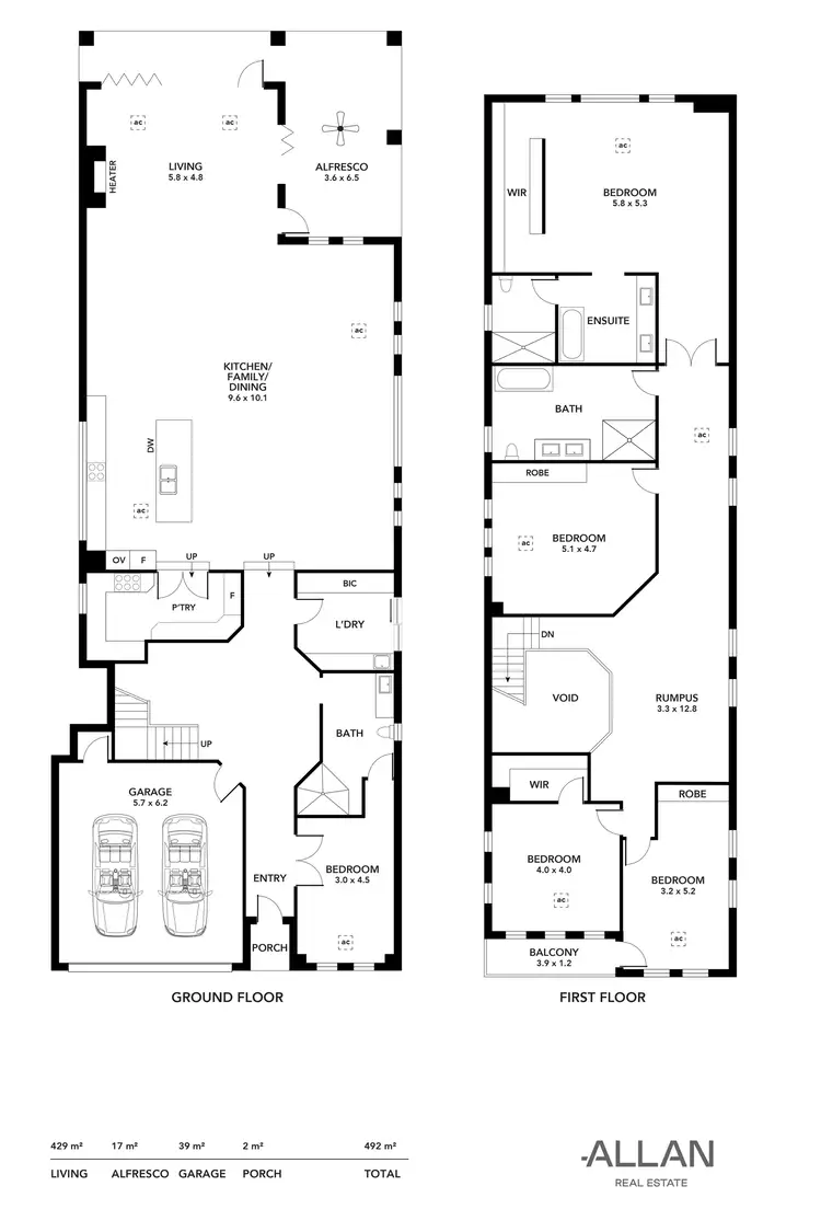 Floorplan of Homely house listing, 8 Clifford Street, South Brighton SA 5048