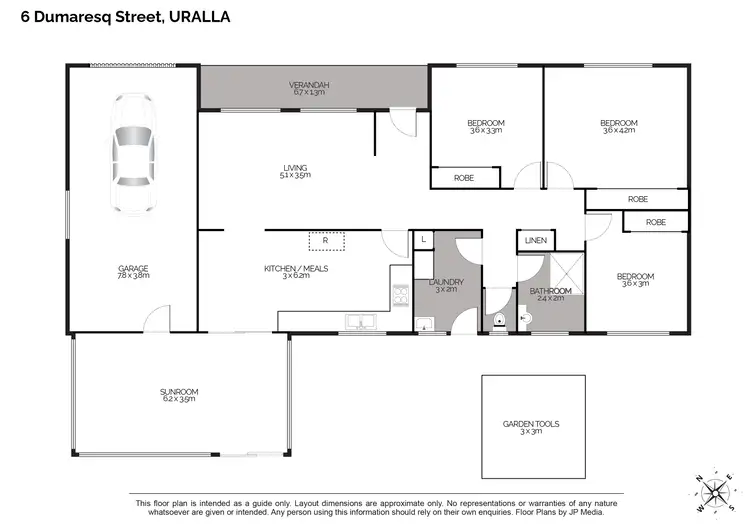 Floorplan of Homely house listing, 6 Dumaresq Street, Uralla NSW 2358