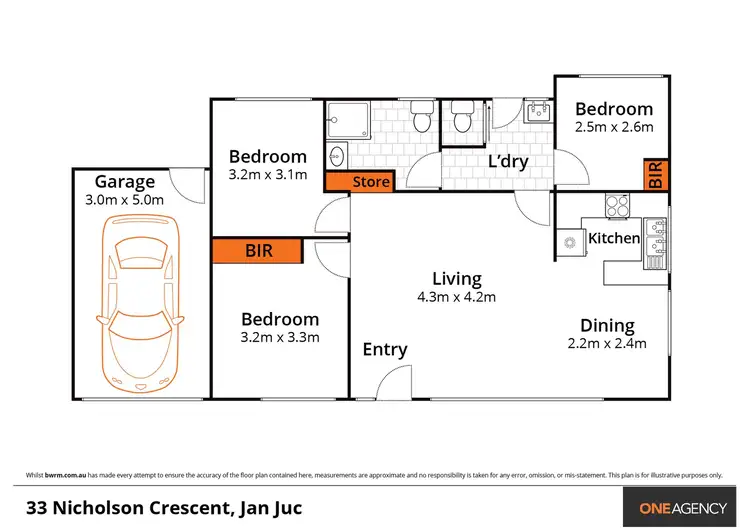 Floorplan of Homely house listing, 33 Nicholson Crescent, Jan Juc VIC 3228