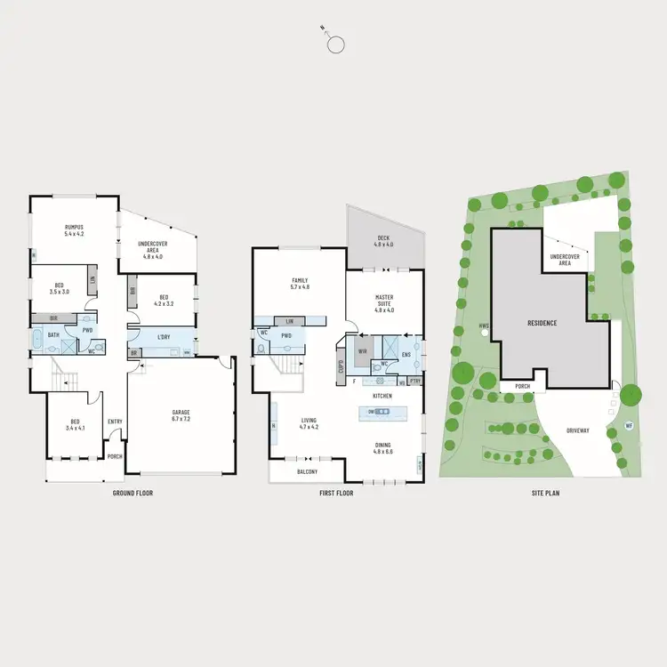 Floorplan of Homely house listing, 6 Highview Court, Ocean Grove VIC 3226