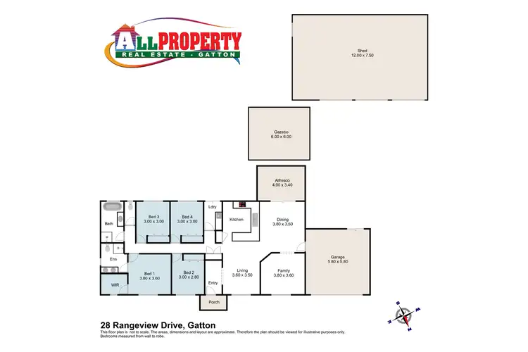 Floorplan of Homely house listing, 28 Rangeview Drive, Gatton QLD 4343