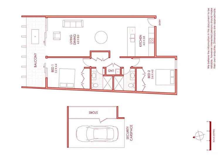 Floorplan of Homely apartment listing, 901/23 Pelican St, Surry Hills NSW 2010