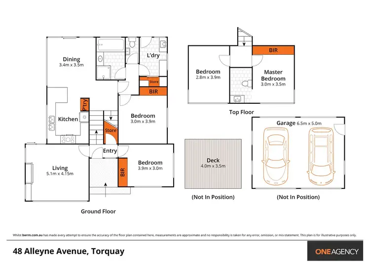 Floorplan of Homely house listing, 48 Alleyne Ave, Torquay VIC 3228