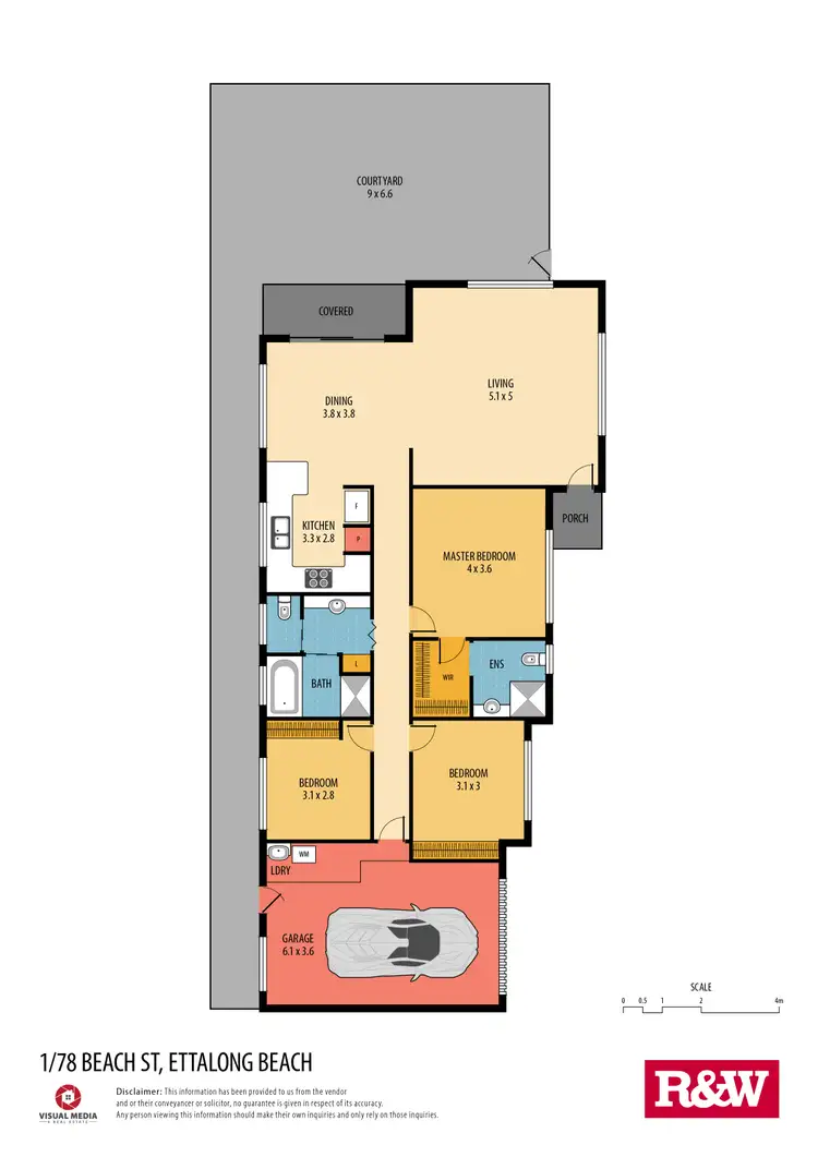 Floorplan of Homely villa listing, 1/78 Beach Street, Ettalong Beach NSW 2257