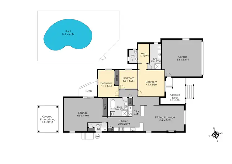 Floorplan of Homely house listing, 7 Peter Street, East Lismore NSW 2480