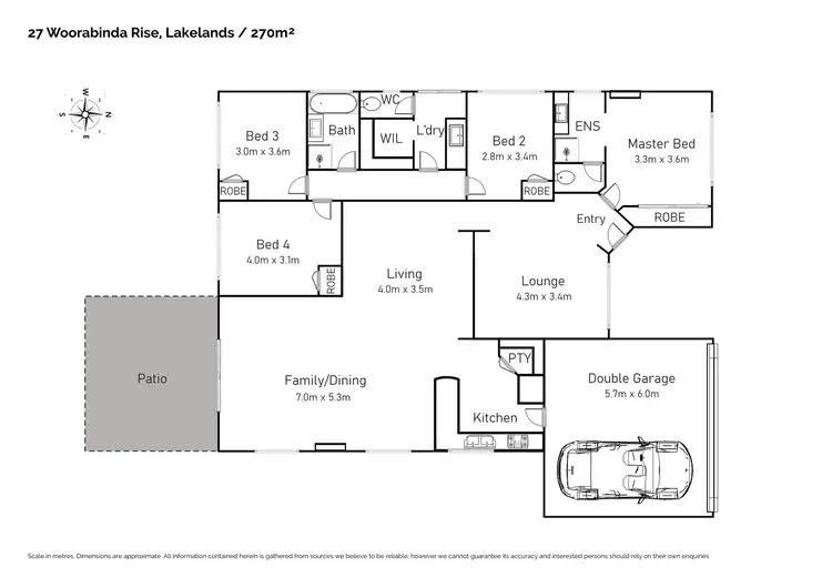 Floorplan of Homely house listing, 27 Woorabinda Rise, Lakelands WA 6180