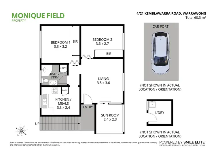 Floorplan of Homely unit listing, 4/21 Kemblawarra Road, Warrawong NSW 2502