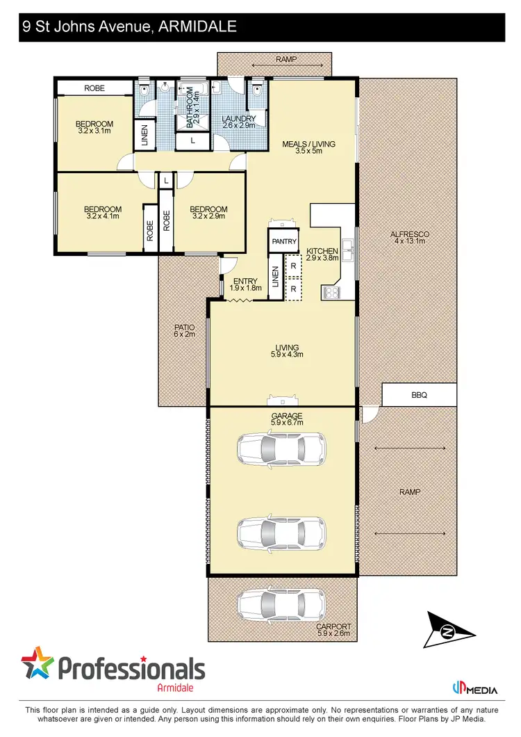 Floorplan of Homely house listing, 9 St Johns Avenue, Armidale NSW 2350