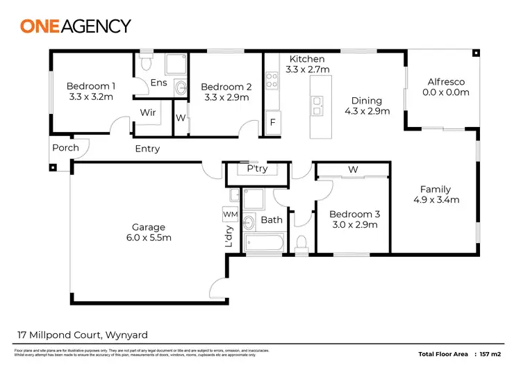 Floorplan of Homely house listing, 17 Millpond Court, Wynyard TAS 7325