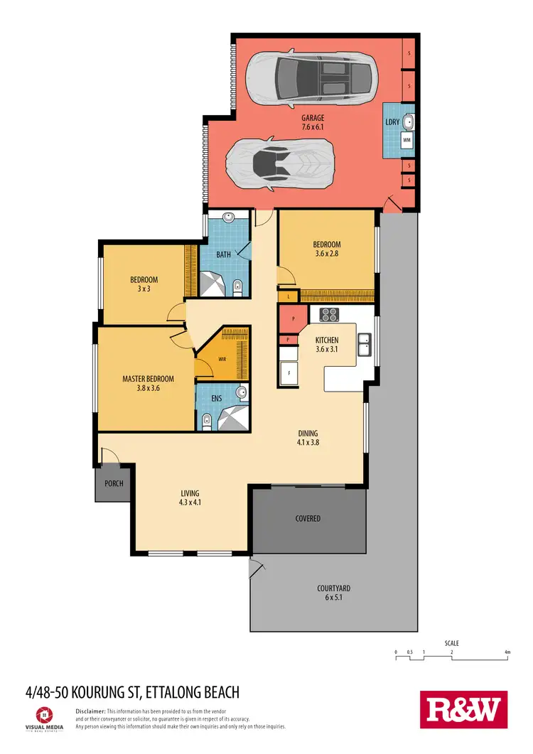 Floorplan of Homely villa listing, 4/48-50 Kourung Street, Ettalong Beach NSW 2257