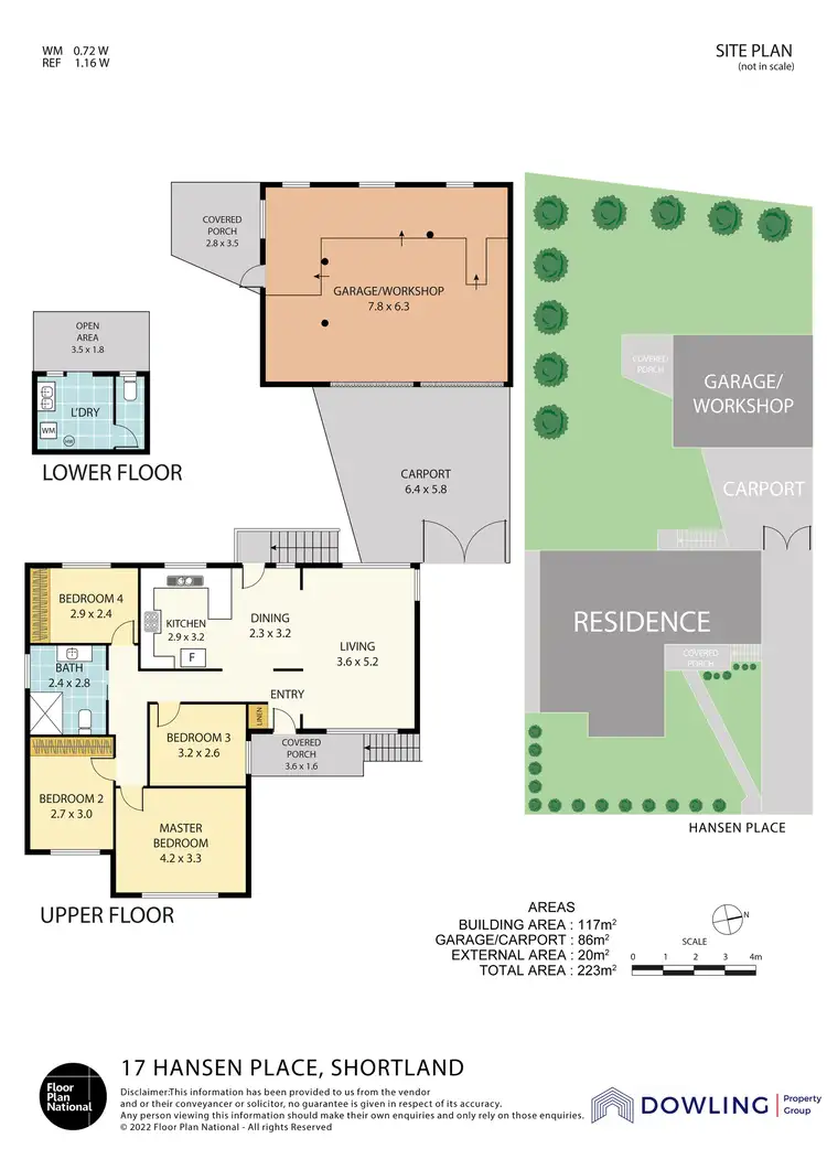 Floorplan of Homely house listing, 17 Hansen Place, Shortland NSW 2307