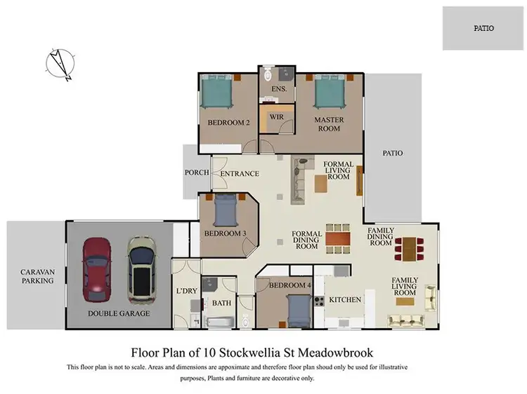 Floorplan of Homely house listing, 10 Stockwellia Street, Meadowbrook QLD 4131