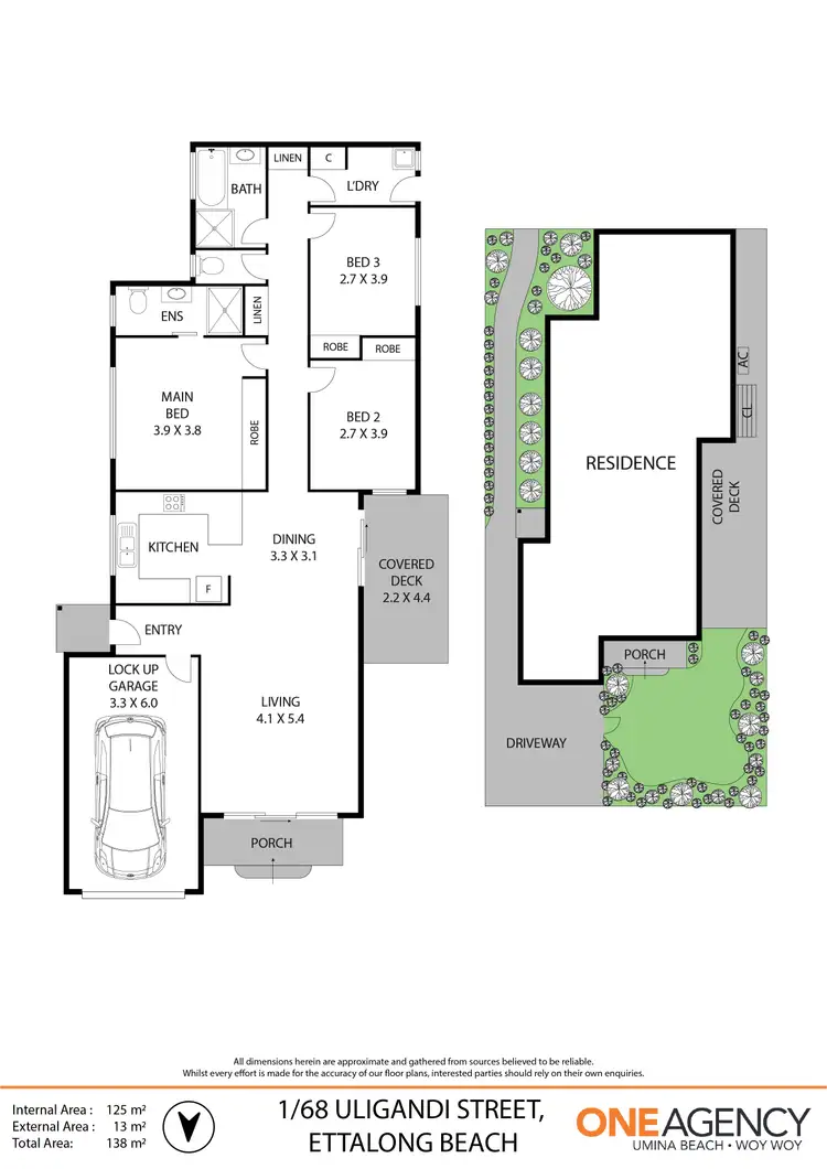 Floorplan of Homely villa listing, 1/68 Uligandi Street, Ettalong Beach NSW 2257