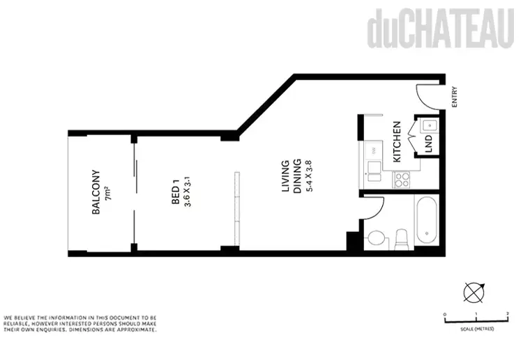 Floorplan of Homely apartment listing, 12/1 Regent Place, Redfern NSW 2016