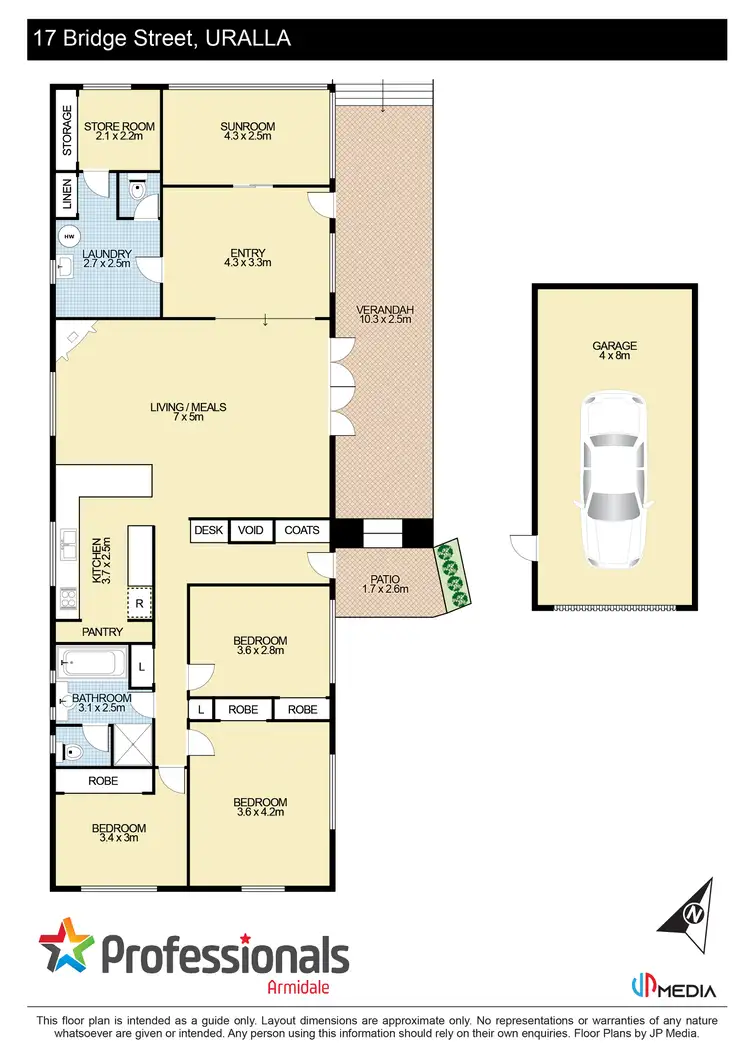 Floorplan of Homely house listing, 17 Bridge Street, Uralla NSW 2358